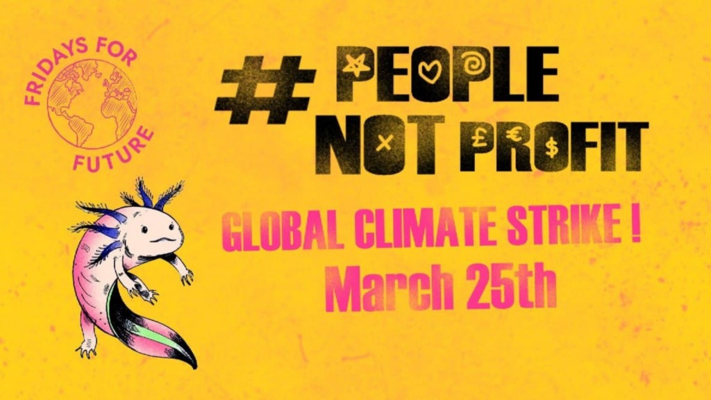 grafica sciopero globale 25 marzo
