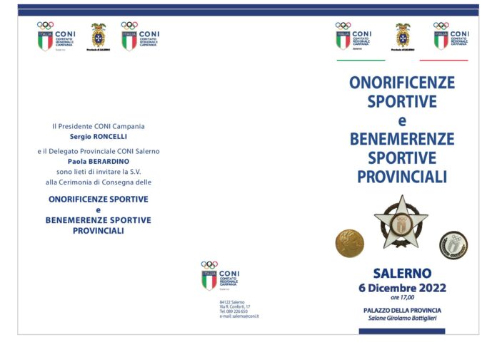 Brochure evento CONI Point Salerno